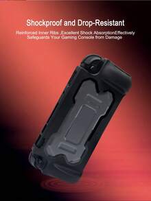 1pc TPU+PC Material Protective Case For Nintendo Switch 2, Mecha Design, Shockproof, Explosion-Proof, Scratch-Resistant, Sweat-Proof, Comprehensive Protection, Enhanced Gaming Experience - View 3