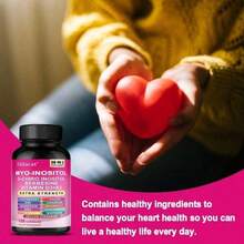 Bunkell 16-In-1 Dietary Supplement - 120 Capsules - Contains Inositol, D-Chiro-Inositol, Vitamins And More - Promotes Hair And Heart Health - For Women - 1 Bottle - View 5