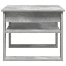 CROISSANCE Tavolino da salotto Grigio cemento 64 x 54 x 44 cm - Grigio - Visualizzare 7