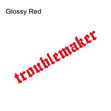 Troublemaker Letter Car Front Windshield Stickers Auto Rear Window Waterproof Vinyl Decals DIY Racing Body Creative Decoration - Car Sticker - View 10