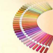 Bộ 60 màu acrylic lỏng, thích hợp cho học sinh. Pha trộn nhiều lớp màu, tan trong nước, không thấm nước, dung tích lớn. - Bộ - Xem 4