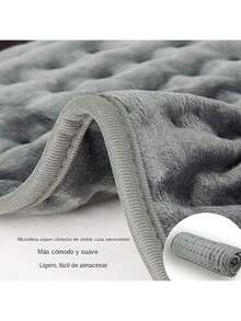 Regalos para mujeres durante su periodo:lectric Heating Pad with 6 Temperature Adjustments, 120-Minute Timer, Auto-Off Function - Ideal for Neck, Shoulders, Waist, Abdomen, Legs - Perfect for Home Use And Gift, 30X60 Cm, Polyester Cover - Tipo de Enchufe A USA (110-127V) - Ver 3