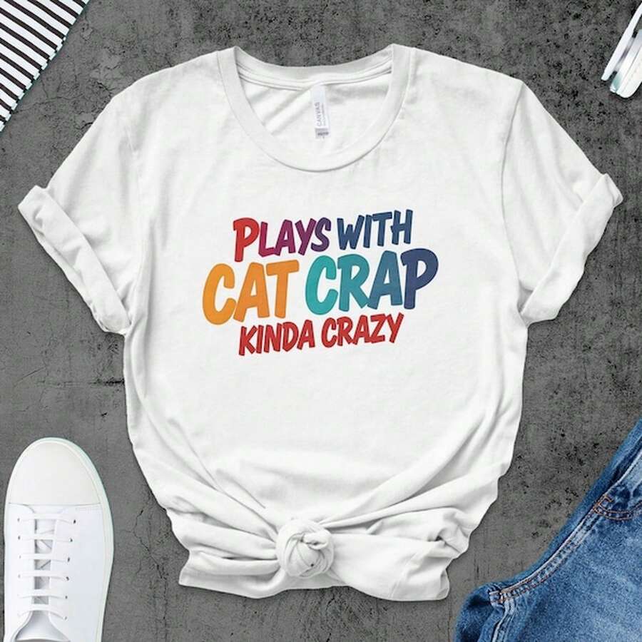 Pla With C1Arap T1S1Hirt, Sweahirt, And Tank Top Funny C1At Lover T1EE220g Cotton T1S1Hirt For Outdoor Activities M1enWoM1enSuitable For All People, Whether WoM1en Or M1enhighquality Durable Fabric Suitable For All Seans,Ft To The Touch But Built To LastBreathabletops WoM.En Fall OuiT.S For WoM.En VaC.Ation OuiT.S WoM.En Halloween Costume - trắng - Xem 1