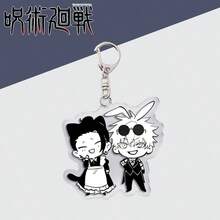 Jujutsu Kaisen 1个五条悟、夏油动漫亚克力钥匙扣挂件，男女皆宜，可作背包挂饰、情侣车钥匙链、朋友礼物、情侣装饰、情人节、万圣节、节日礼物、收藏品、纪念品 - 多色 - 查看 18