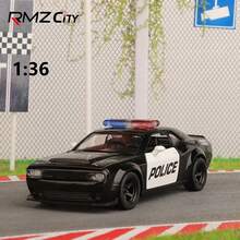 1:36 Scale Alloy Diecast Model Car Toy, Bounce Back Toy, Birthday Gift For Boys - Multicolor - View 5