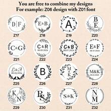 200张蜡封贴纸，可定制Logo，手工制作，适用于婚礼请柬，自粘信封蜡封贴纸 - 白色 - 象牙白 - 查看 5