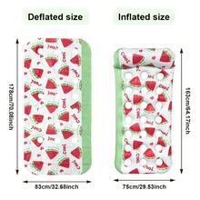 Flotadores inflables de PVC con estampado de limón y sandía, perfectos para fiestas de verano en la playa y la piscina - Multicolor - Ver 6