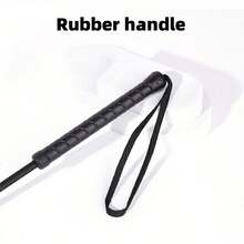 1pc High Quality Durable Black Riding Crop With Ring Handle, Non-Slip Equestrian Training Saddle Accessory - Multicolor - View 7