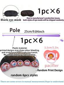 18pcs/6sets - Baby Shower Games: Fun Party Favors - The Best Baby Shower Games Ever, Gender Neutral Ice Breakers, Pacifier Toss, Gender Reveal Party Games (Pink) - Multicolor - View 10