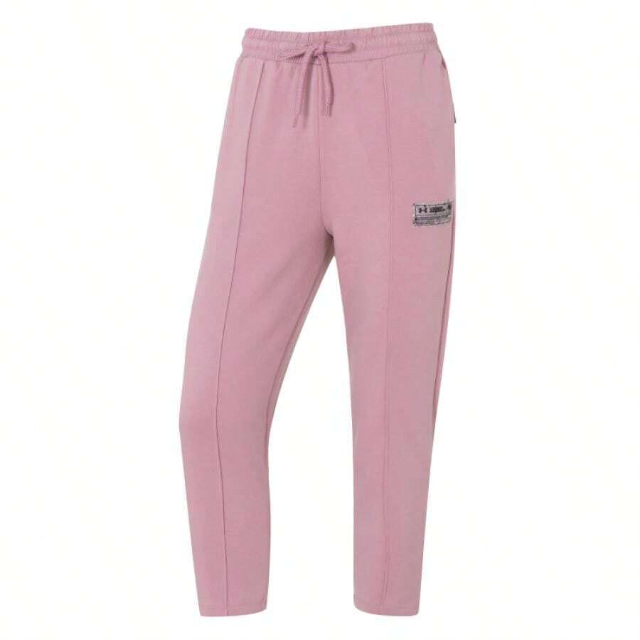 Under Armour Women's Summit Knit Ankle Pant, Casual Sporty Bottoms, Style No. 1379066-697 - Pink - View 1