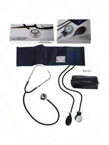 Handheld Upper Arm Blood Pressure Monitor With Stethoscope, Portable For Home Use - ALPS-GRAY - View 8