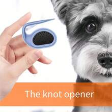 Pet Grooming Comb, Detangling Brush Blades, Dog Cat Shedding Brush, Grooming Dematting Tool - Multicolor - View 10