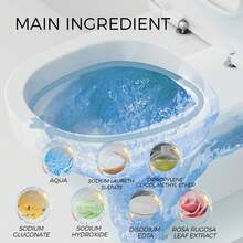 JUE FISH 1/2/3Pcs Toilet Tank Cleaner Rose, Lavender Scented Drop-In Bowl Freshener And Cleanser, Long-Lasting Urine Scale & Stain Remover For Bathroom Toilet,Gifts For Men And Women Suitable For Valentine's Day, New Year's Day, Birthdays, Weddings And Parties,Quick Ship Items,Free Shipping - Thể rắn - Xem 8