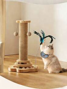 Cat Toys, Cat Scratching Board, Cat Turntable, Cat Toys For Entertainment And Self-Entertainment, Scratch-Free, With Cat Toys And Pet Supplies - Multicolor - View 4