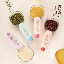 Sanrio Authorized Dopamine Rice Spoon, Kitchen Grain Measuring Spoon With Scale, Cartoon Design - Multicolor - View 9