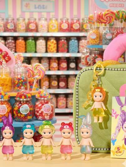 1-6pcs Sonny 3.5 Inch Angel Random Style Cute Candy House Angel/Doll, Fashion Party Angel Doll Candy House Keychain Series, Party Decor Random, Office, Decor, Model, Collectible, Thanksgiving, Valentine's Day Gift, Birthday Graduation, Keychain Pendant, Bag Hanging, Decor Model, Collectible Doll, Backpack Pendant Decor, Christmas/Halloween/Birthday Party Gift