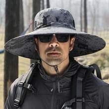 1顶男士宽檐渔夫帽，高品质透气钓鱼、徒步、露营帽 - 漁夫帽 - 查看 7