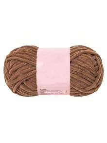 EDCUEBE7 1卷50克雪尼尔纱线,闪亮纱线,涤纶成分,引人注目的闪亮纱线球,适合DIY手工编织和钩编,多种颜色可选,适用于围巾、玩偶、包包、毯子、衣服和其他手工艺品。 - A - 查看 32