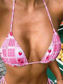 Sultry Sol 2026新款女士时尚系带沙滩度假必备泳装比基尼套装 - 彩色 - 查看 2