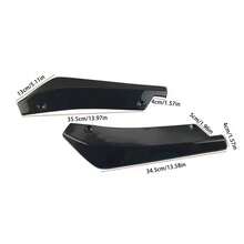 Difusor de labio para parachoques trasero de automóvil, alerón separado, protector contra arañazos; Modificación de alerón de esquina trasero, piezas de modificación de decoración universal de alerón trasero - A - Ver 6