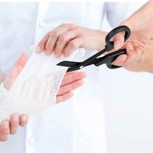 1 Pair 6 Inch High-Quality Stainless Steel Rescue Scissors, Medical Emergency Shears, Bandage Scissors, Non-Stick Coated Blades, Coated Trauma Shears, Multipurpose For Outdoor Camping, Hiking, Wilderness Survival, Suitable For Nurses, EMTs, Households - Gauze Scissors - View 7