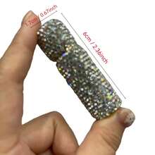 Rhinestone Roll-On Bottle Essential Oil Bottle, Light-Proof Roller Bottle Perfume Sample Empty Bottle, Portable Travel Refill Small Bottle - View 4