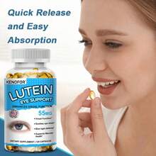 Bunkell Eye Health  Softgels - WIth Zeaxanthin 55mg Supplement - Supports Normal Retinal Cell Function, Retina, Lens & Macula Health - 120 Softgels - 1 Bottle - View 3