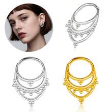 1件简约优雅鼻环不锈钢刺鼻环软骨环耳环鼻中隔环穿孔饰品男女通用新款情人节礼物 - style-2 - 查看 1