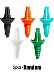 1 Set Universal Bottle Mouth Empty Refill Kit - Reusable Liquid Transfer Adapter With Anti-Spill Funnel, Suitable For Soap, Shampoo, Conditioner, Lotion And Bathroom Use - Multicolor - View 13