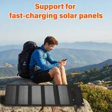 Folding Solar Panel Charger With USB Output For Fast Charging Phones, Cameras, Camping, Hiking - View 4