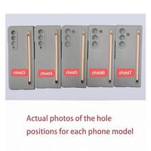 Galaxy ZFold3/ZFold4/ZFold5/ZFold6/ZFold7 Phone Case With Stylus Pen, Matte Texture Material Protective Cover, Minimalist Elegant Design, Integrated Pen Slot, Fashion Versatile Case - Multicolor - View 7