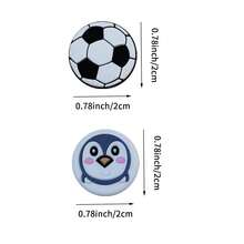 4pcs PlayStation5 Controller Joystick Caps, Raised Caps With Football Pattern, Enhance Grip And Anti-Slip Design, Compatible With PlayStation5/PlayStation4/PS3/XB0X Series S/XB0X Series X/XB0X ONE/XB0X 360/SWITCH PRO Controllers - View 2