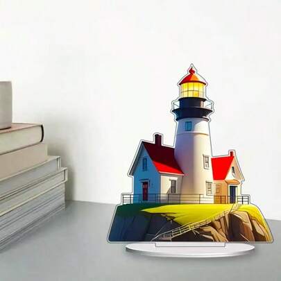 Cartoon Villa Figurine, Creative Home Decor, Living Room Entryway Desktop Ornament, Gift