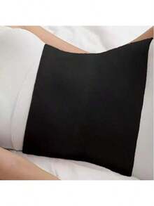 无缝女士束腰带，超紧身压缩腰部塑形器，透气腰带，适合长时间坐着和健身瑜伽运动 - 黑色1pc - 查看 5