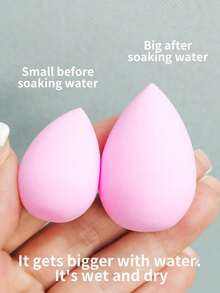 3cm Mini Makeup Sponges, 10/20/30/50pcs, Multi-Color Makeup Sponge Sponges, Latex-Free Dry & Wet Foundation Makeup Sponges, Suitable For All Skin Types - Pink - View 4