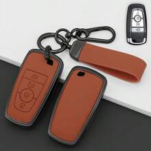 适用于Fusion、Explorer、Escape、F150、F250、F350、F450、F550和Expedition的带4个按钮的钥匙扣保护套 - 手繩扣 - 查看 8