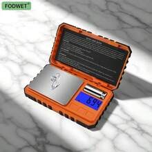 0.01g High Precision Electronic Scale 200g, Mini Jewelry Scale, Portable Pocket Scale, Comes With Calibration Weight, 2*AAA Batteries (Not Included) - Multicolor - View 1