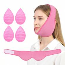 Túi chườm lạnh răng khôn, túi chườm lạnh mặt thích hợp cho vùng hàm dưới, khớp thái dương hàm, khó chịu trong miệng, nhổ răng và cấy ghép răng, bao gồm 4 túi chườm nóng/lạnh tái sử dụng, băng đeo đầu chườm lạnh răng khôn, túi chườm lạnh cằm thích hợp cho vùng miệng và mặt, cấy ghép nha khoa. - Nhiều màu - Xem 3