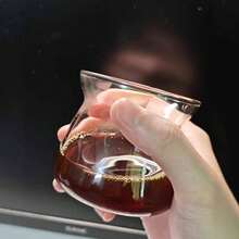 1个日式ins风玻璃咖啡壶，小众创意咖啡杯，极简手冲咖啡分享壶，品鉴杯 - 透明 - 查看 5