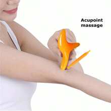 2pcs/Set Triangle Massage Tool And Acupressure Pen, Trigram Massager And Acupoint Massage Stick, Acupressure Pen For Relaxation - Multicolor - View 6