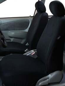 米色全包覆式汽车座椅套，适用于5座车型，四季通用型坐垫，透气舒适，经久耐用 - 9PCS 全套[米色] - 查看 6