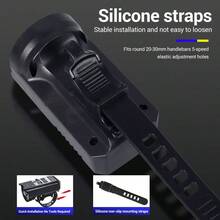 1PC LED Bicycle Front Light Super Bright Bicycle Light Dual Light Source High Brightness Bike Flashlight Rechargeable For Emergency - Bicycle Light - View 9