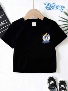 Disney-A Must-Have For Energetic And Cute Children! Mickey Mouse Joint Baseball T-Shirt No. 28 Number+PERFECT Slogan Versatile For Daily Use - màu đen - Xem 5