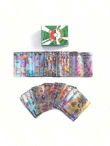 Assorted Rare Style TCG Cards, Featuring Vibrant Illustrations And Classic Characters, Ideal For Collectors And Enthusiasts, Random Assortment - Multicolor - View 3