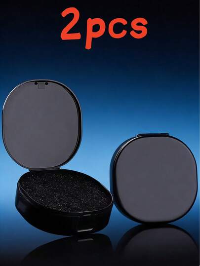 2pcs/1pc Makeup Brush Cleaning Box, Makeup Brush Dry Cleaning Box, Eyeshadow Brush Dry Cleaning Box. Includes 1 Reusable Cleaning Sponge And 1 Elegant Storage Box For Quick Cleaning Of Makeup Tools. Eyeshadow Brush/Blush Brush/Lip Brush/Makeup Brush Quick Dry Cleaning Tool Set, Waterless Makeup Tool Cleaning Kit. 1 Reusable Makeup Brush/Eyeshadow Brush Cleaning Sponge.