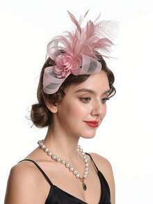 Fascinators Headband Women's Tea Party Hat For Kentucky Derby, Wedding, Hair Accessories - Multicolor - View 11