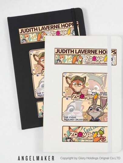 Notatnik Judy i Nicka o parku dzikich zwierząt – losowo wybrany notatnik i powiązane przedmioty