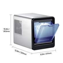 Máquina de Hielo en Pepitas de Encimera 15 kg/24 h, Máquina de Hielo Masticable en Pepitas Autolimpiable con Cuchara, Tanque de Agua de 0,8 L, para Hogar, Cocina, Oficina, Bar, Fiestas - 15 kg/24 horas - Ver 10