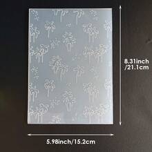 Extra Large Embossed Texture Mold, Geometric Pattern, Constellation, Cosmic, Ocean, Summer Elements, Raindrop Texture Embossing Folder For DIY Scrapbooking, Greeting Cards, Background Textures - Large 2D - View 24