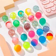 10/20/30/50/120 unidades de bolas saltitantes em cores e estilos aleatórios - Bolas de brinquedo de alta elasticidade - Bolas para exercícios manuais - Bolas elásticas coloridas - Bolas de borracha saltitantes - Bolas esportivas - Lembrancinhas de festa - Presente de aniversário - Recompensas escolares - Pequenos presentes criativos/Rosa claro - Multicolorido - Ver 4